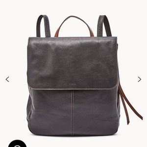 Fossil Claire Leather Backpack